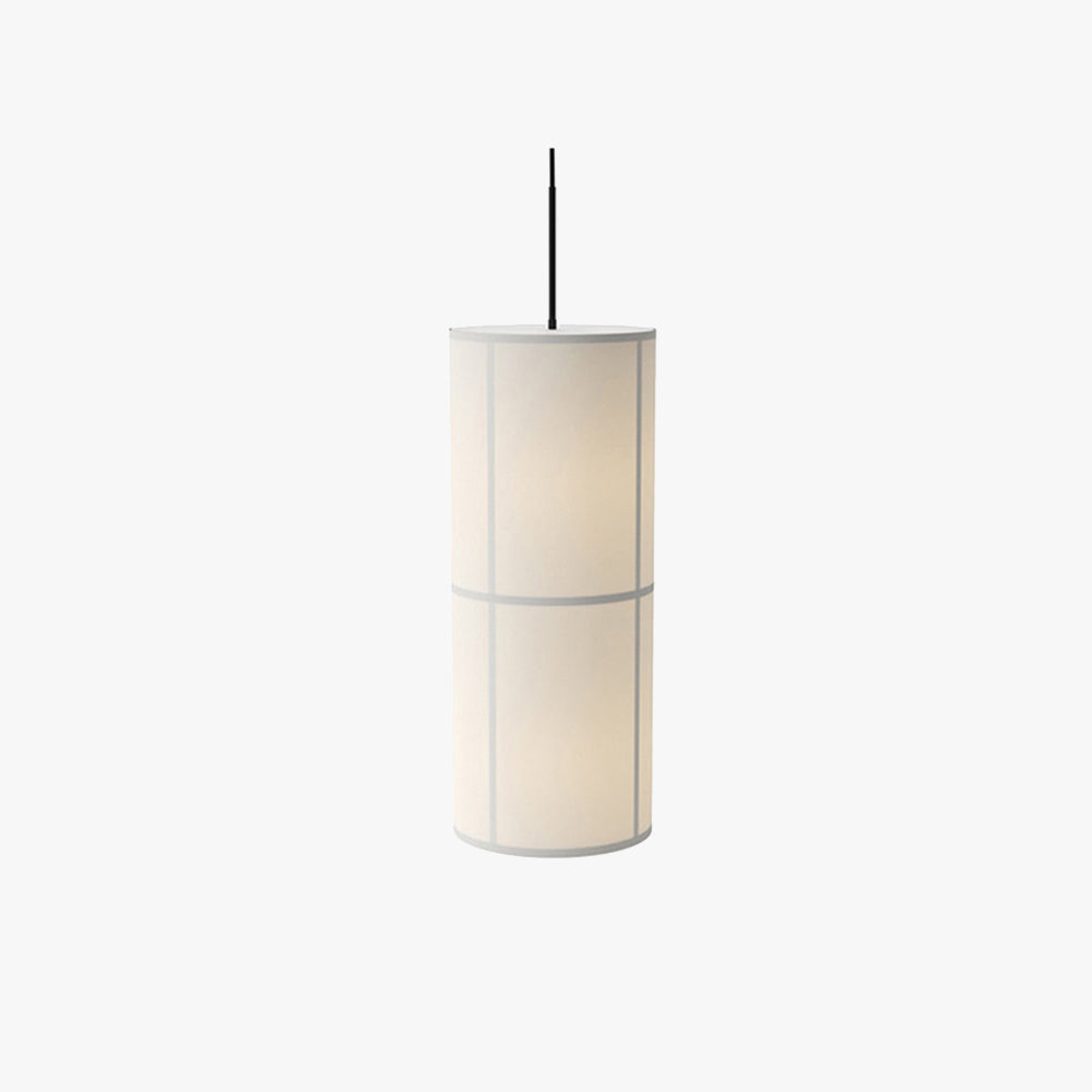Renée Cylinder Pendant Lamp, Lantern, Fabric, Japanese