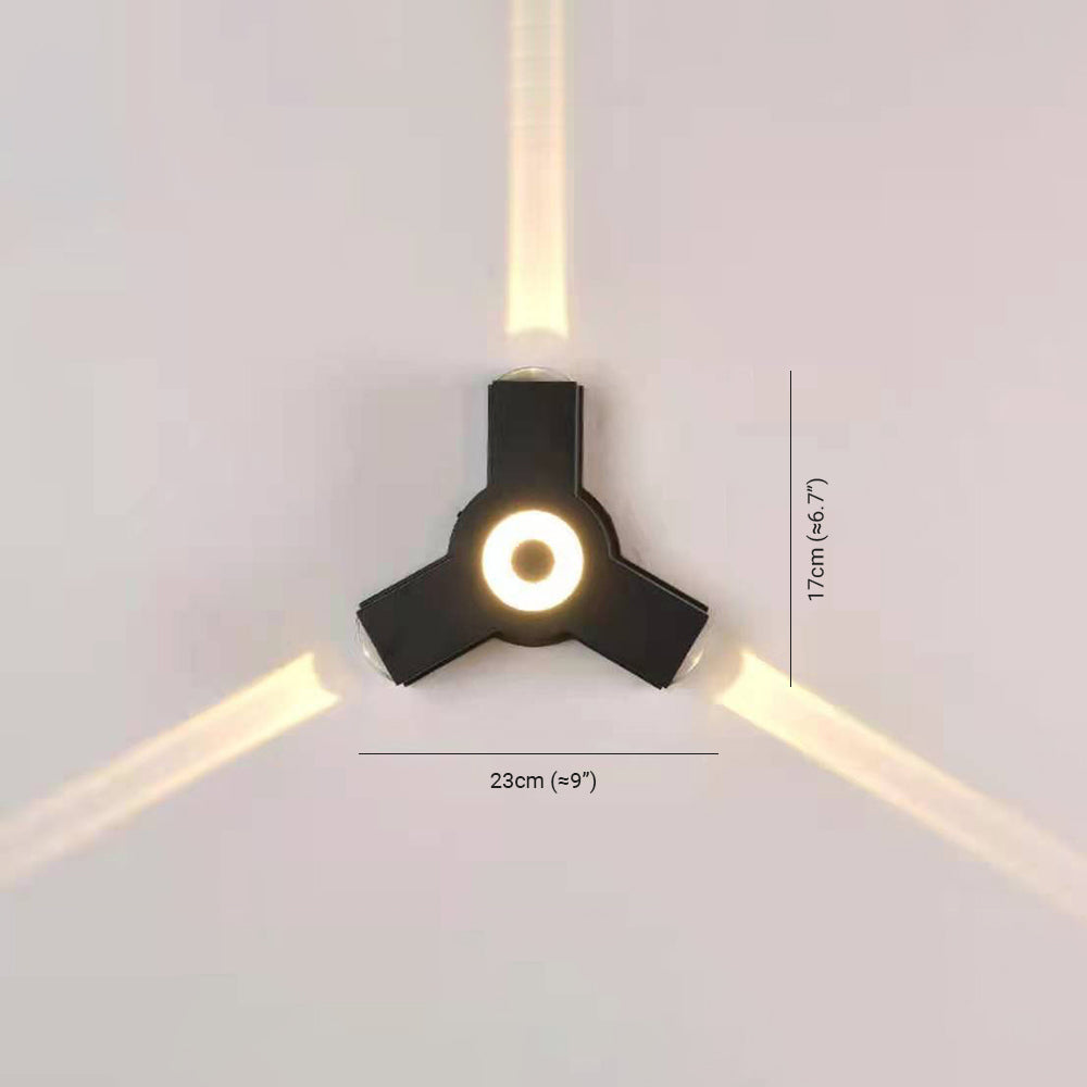 Orr LED Udendørs Krydsformet Væglampe