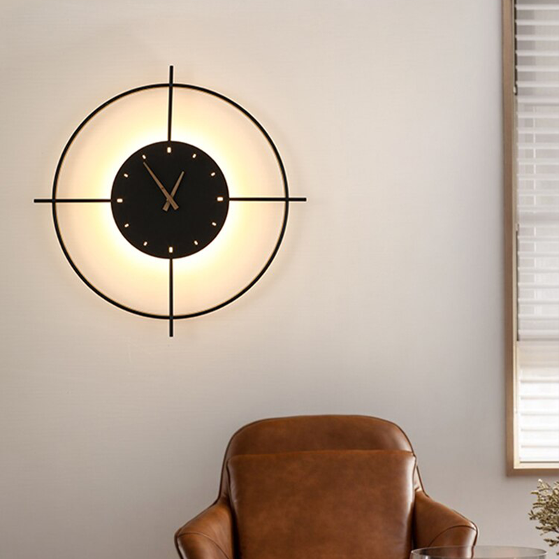 Nielsen Wall lamp Clock, Circle