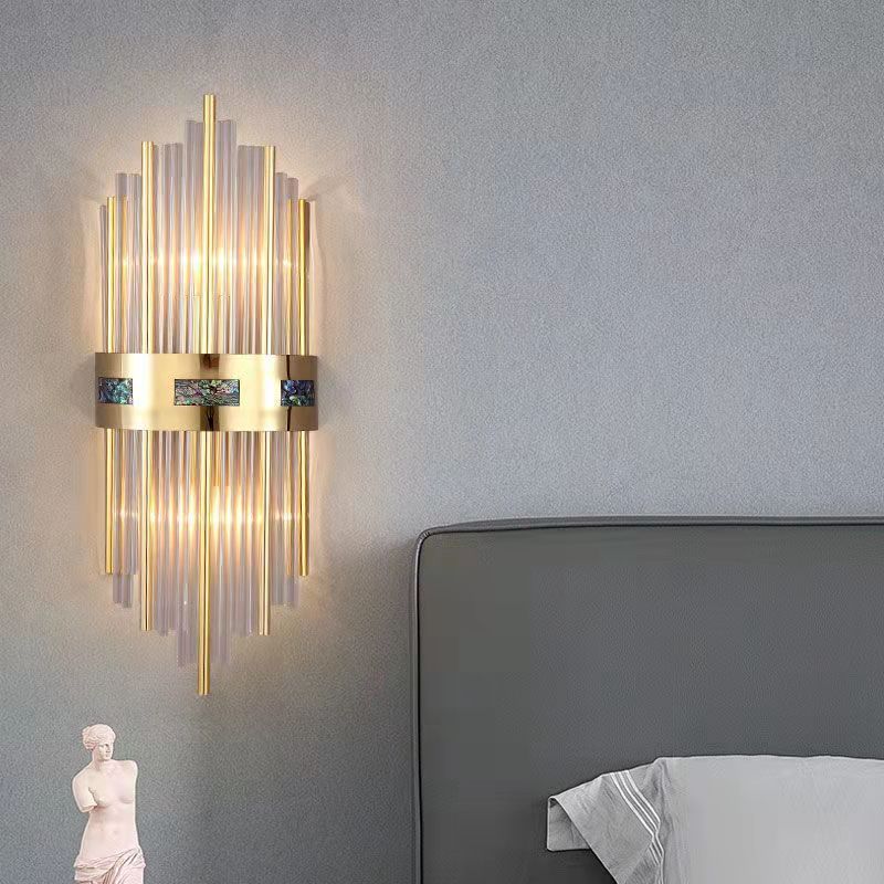 Crystal Væglampe Sengekant Lampe, 8CM