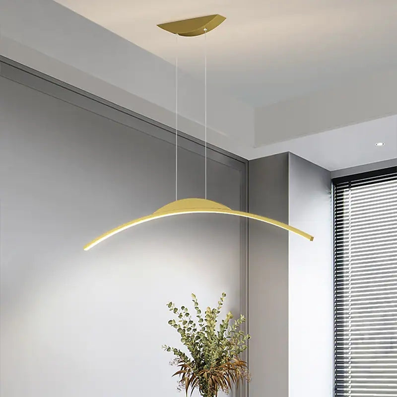 Nordic Simple LED Linear Chandeliers