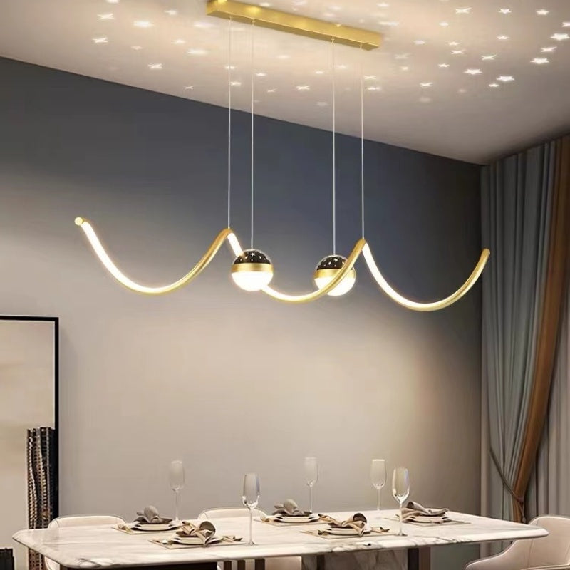 Nordic modern LED moon star Chandeliers