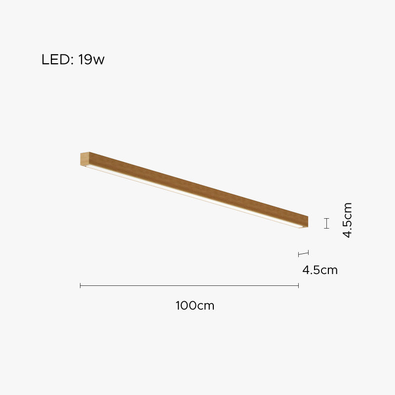 Edge Loftslampe, Træ 60/100cm