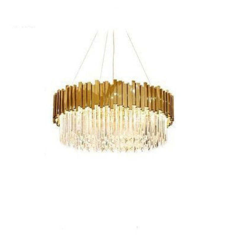 Light Luxury crystal Chandeliers Atmosphere Lsekrone Lamp 