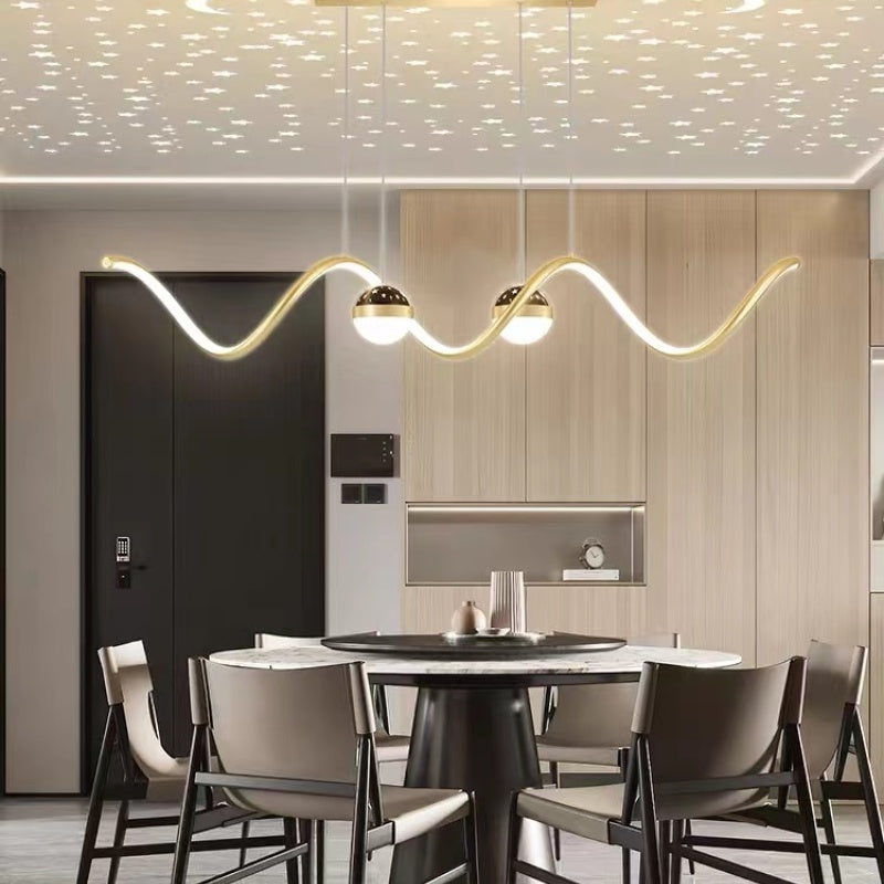 Nordic modern LED moon star Chandeliers