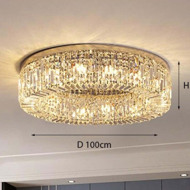 Marilyn Modern Crystal LED Chandeliers Gold Lighting Decoration