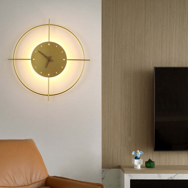 Nielsen Wall lamp Clock, Circle