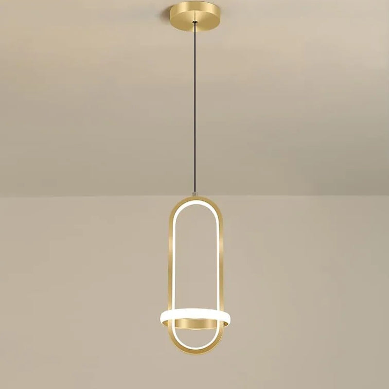 Modern minimalist bedside table Chandeliers