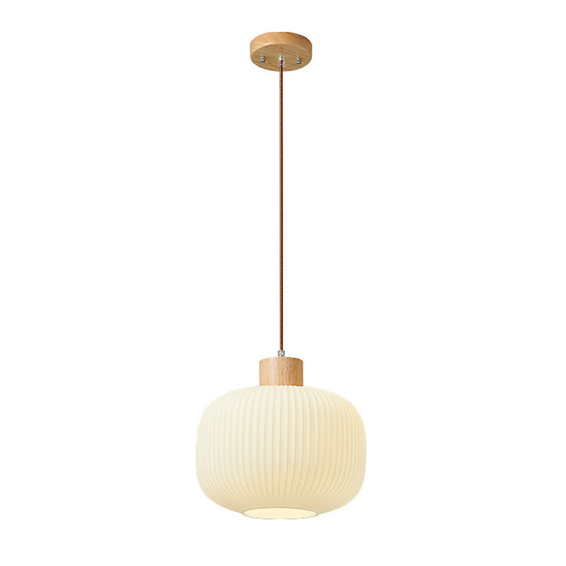 Ozawa Pendant Lamp, 2 Style, Wood&amp;Glass, Living Room/Bedroom