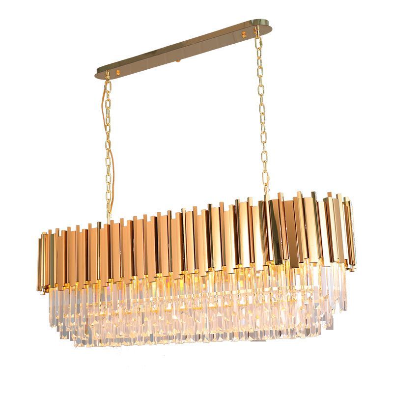 Light Luxury crystal Chandeliers Atmosphere Lsekrone Lamp 