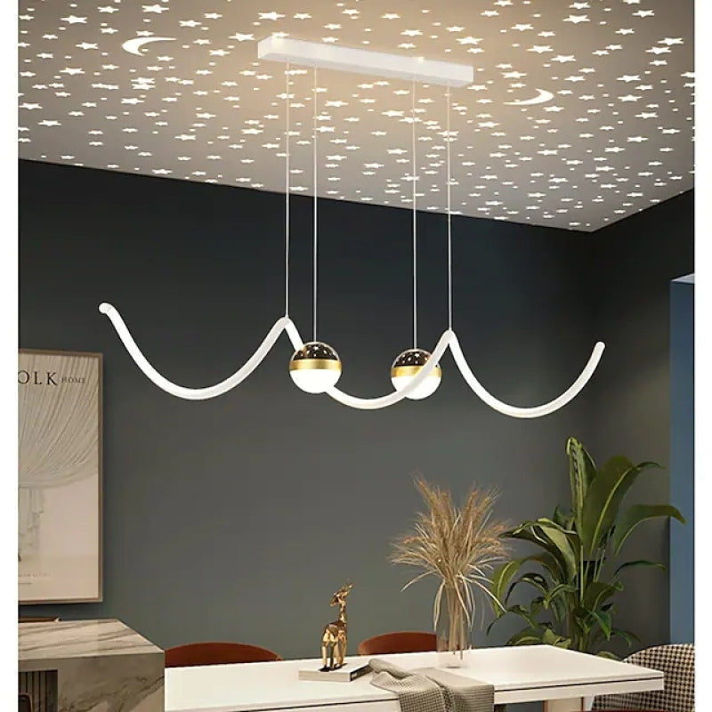 Nordic modern LED moon star Chandeliers