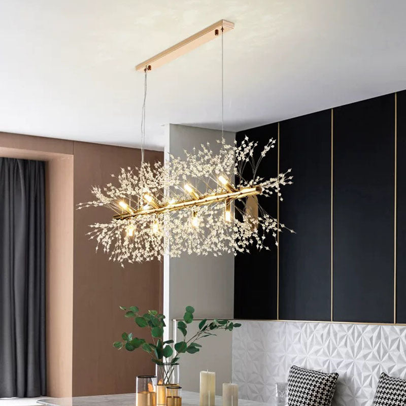 Nordic Creative art chandelier with pendant lamp for the dining room 