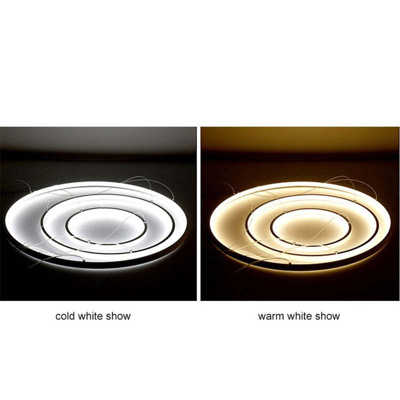 Modern LED Ring Pendant Lamp Hanging Lamp Remote Control 