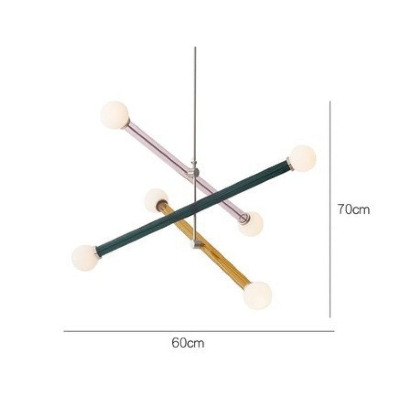 Avi Pendellampe Adjustable, Metal & Glas, 3 Farve