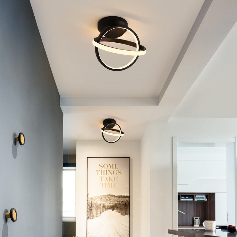 Ny kreativ Globe Loftslampe LED Korridor Dekorativ Ganglampe