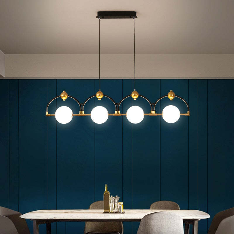 Valentina Minimalist Pendant Lamp, 2/3/4 Heads 