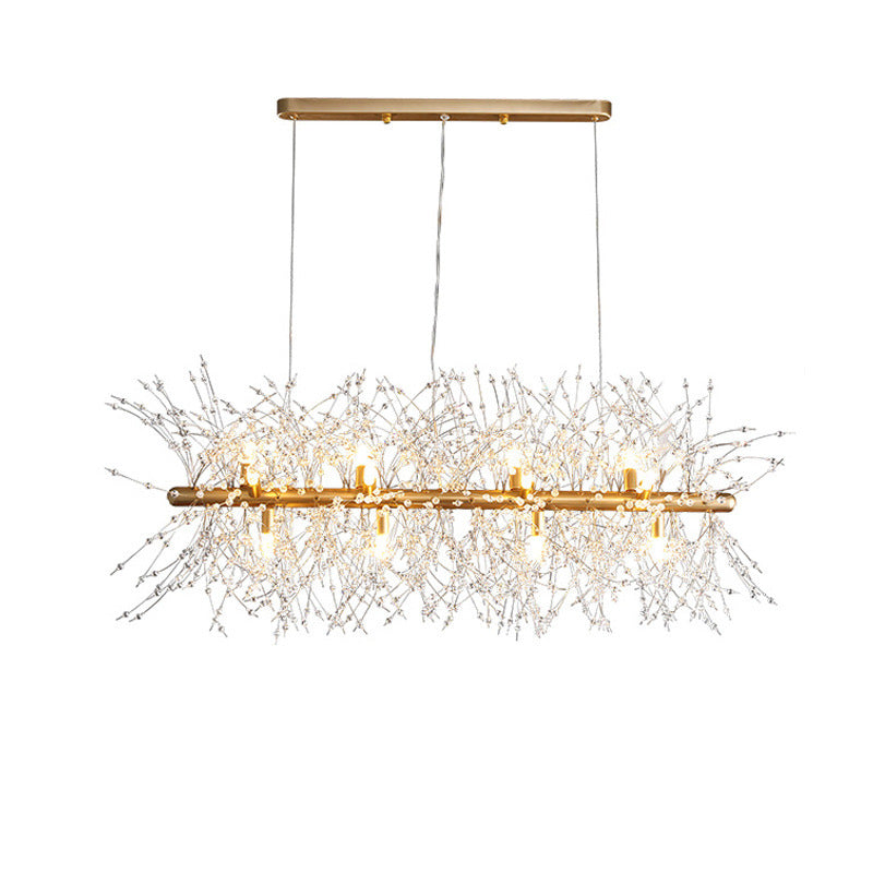 Nordic Creative art chandelier with pendant lamp for the dining room 