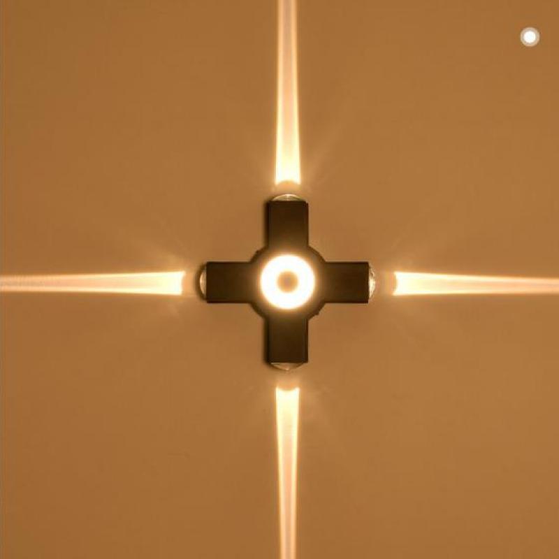 Orr LED Outdoor Cross-Shaped Wall Lamp