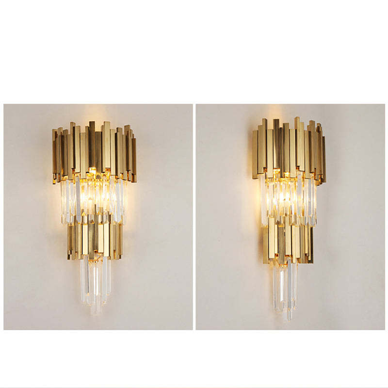 Light Luxury crystal Chandeliers Atmosphere Lsekrone Lamp 