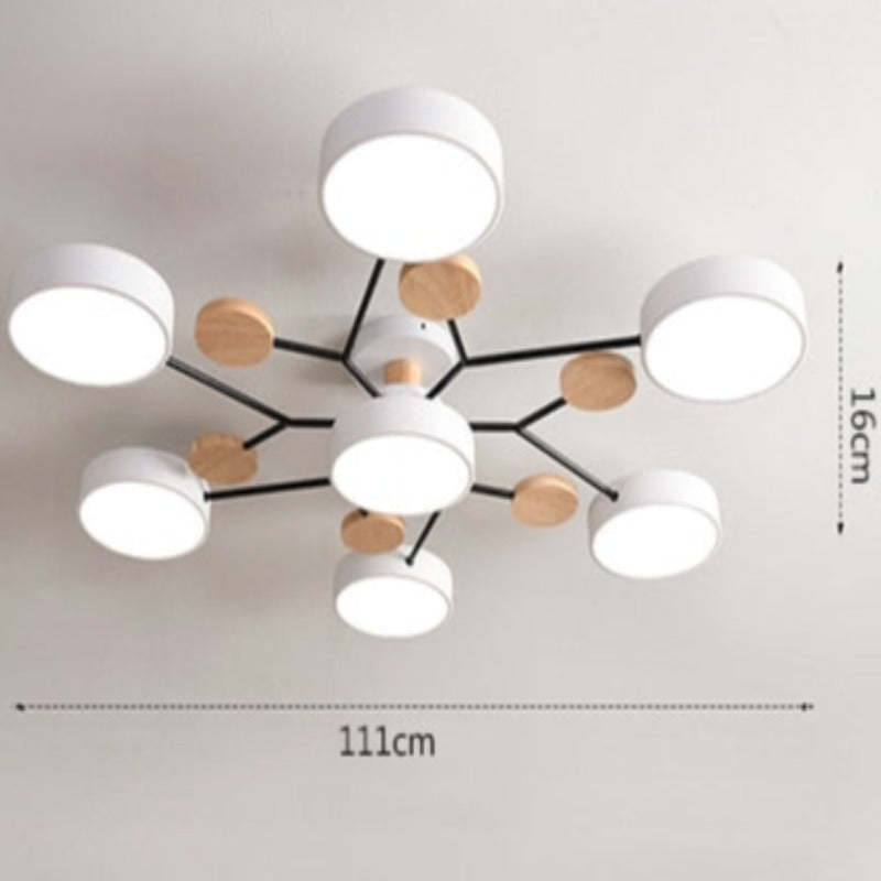 Modern Rund LED-Loftslampe til Stue & Soveværelse - Las Sola-DK