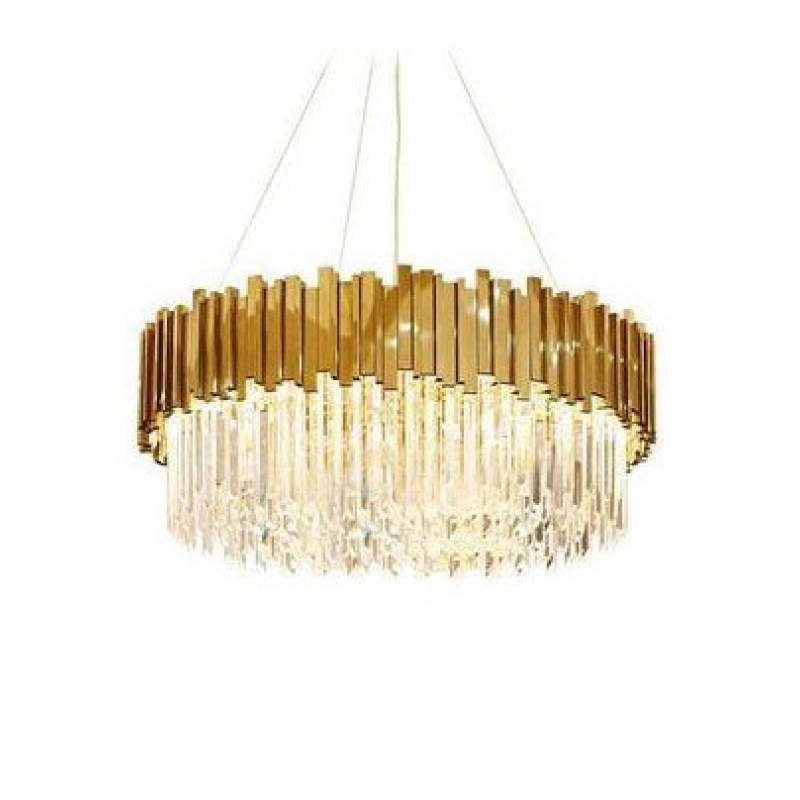 Light Luxury crystal Chandeliers Atmosphere Lsekrone Lamp 