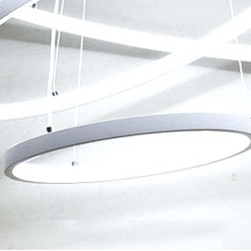 Modern LED Ring Pendant Lamp Hanging Lamp Remote Control 