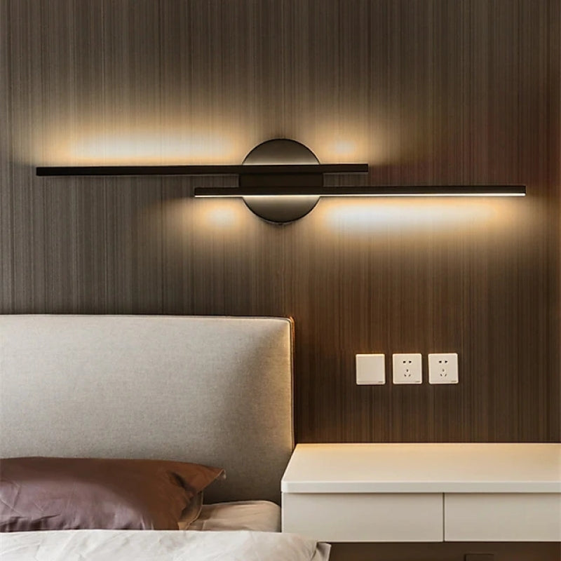 Simple Modern LED Iron Wall Lamps Wall Scone for Bedroom 
