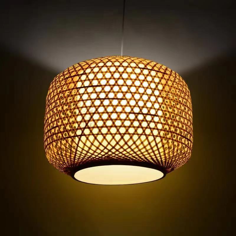 Zen Natural rattan and bamboo Pendant lamp 