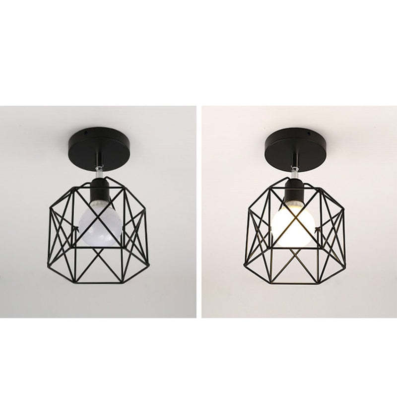 Vintage Farverig LED-loftslampe Retningsjusterbar pendel, sort/hvid - Las Sola-DK