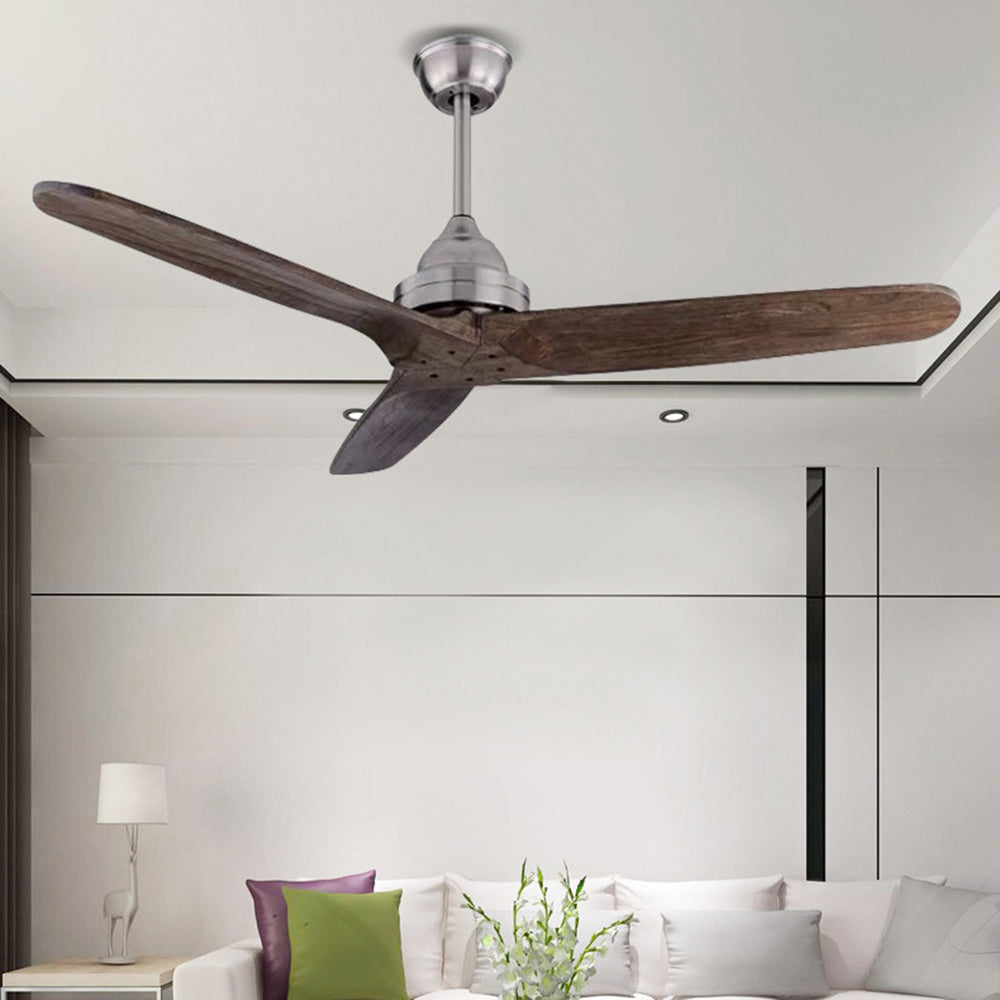 Walters 3-Blade Industrial Black DC Ceiling Fan, Metal &amp; ABS, Summer 