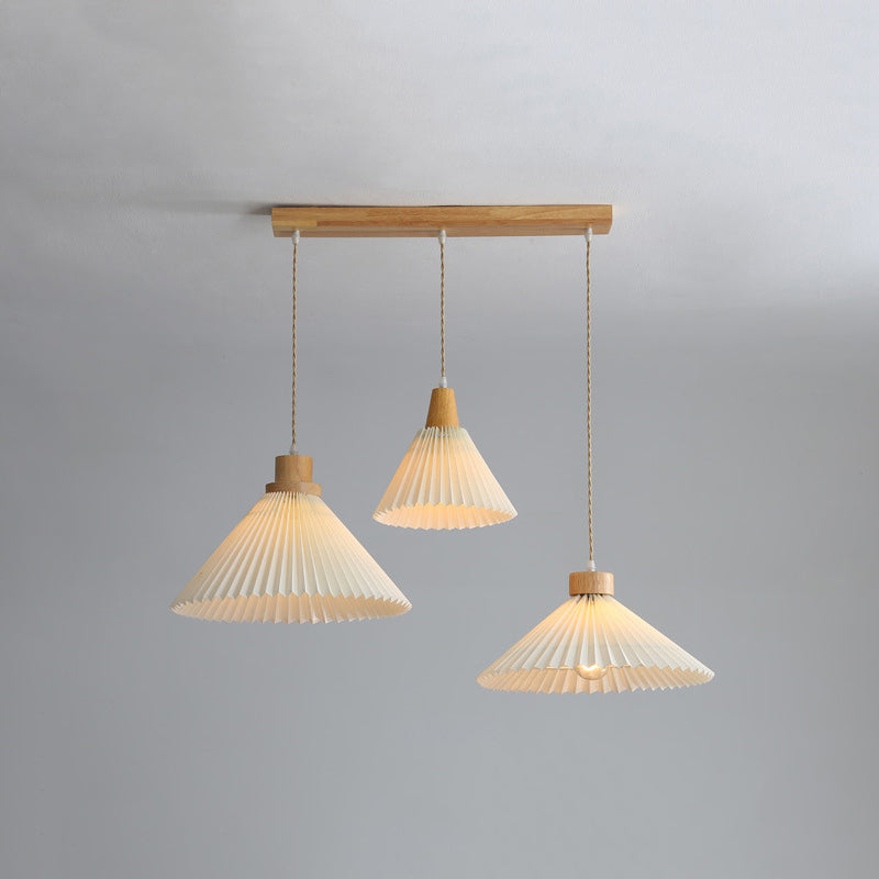 Ozawa Pendant Lamp Cluster, Pleated 4 Style, Living Room/Bedroom