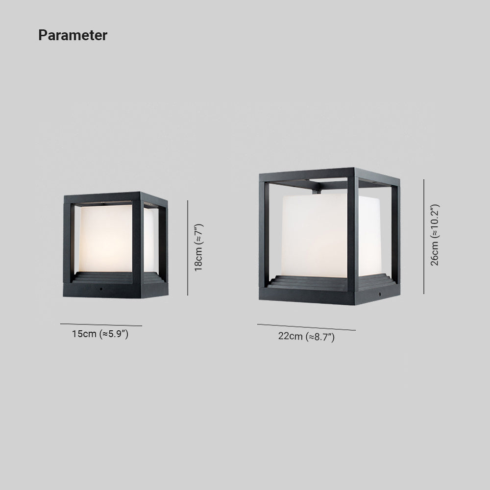 Orr solar powered pier bracket Outdoor lamps