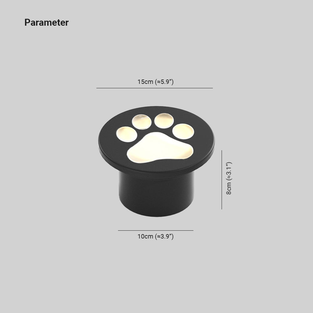 Minori Cat's Paw Outdoor Lamp Ground Light, Hallway/Garden, DIA 15CM 