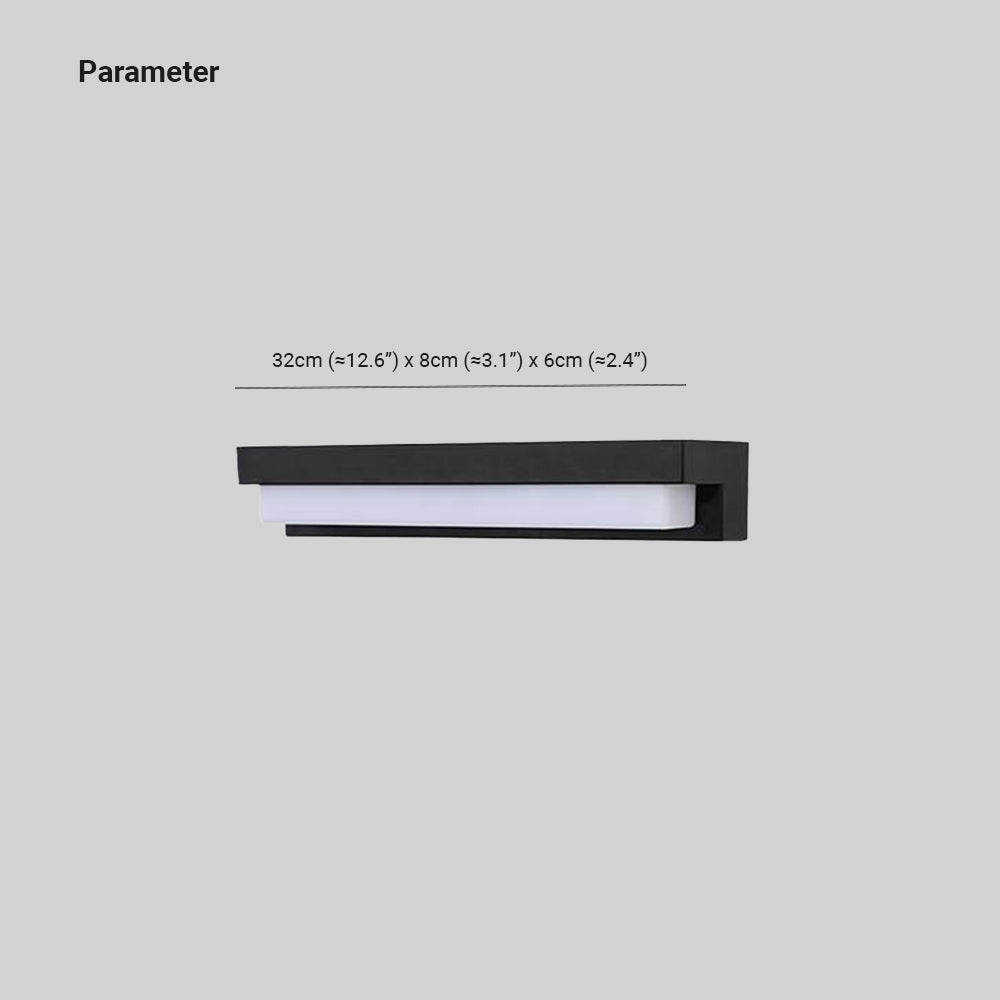 Orr Outdoor Wall Lamp with Solar Cells, L 32CM 