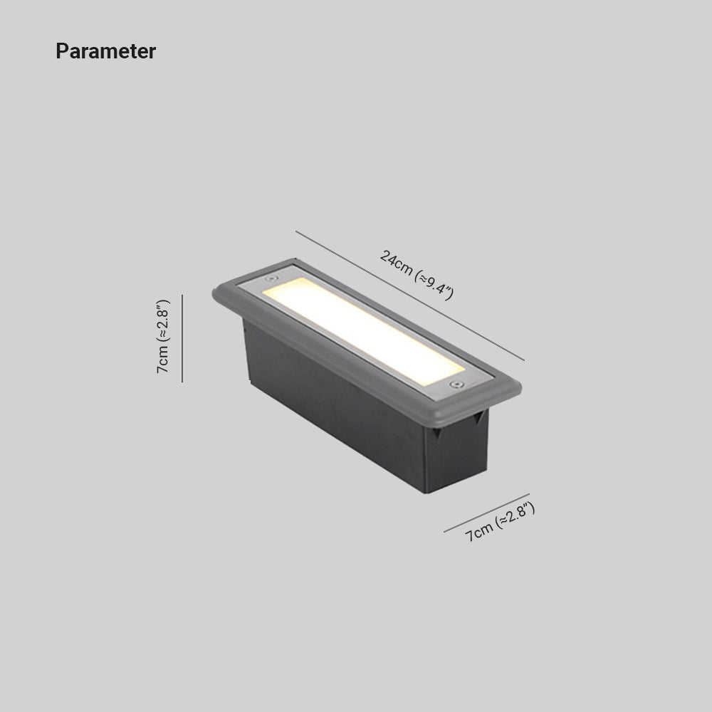 Orr Basic Outdoor terrace, Step lights 