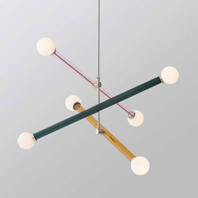 Avi Pendant Lamp Adjustable, Metal &amp; Glass, 3 Colours 