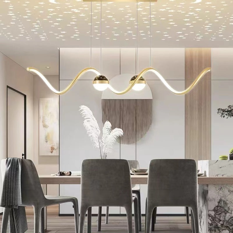 Nordic modern LED moon star Chandeliers