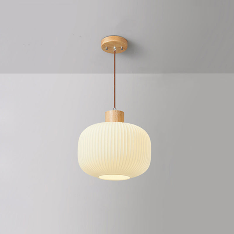 Ozawa Pendant Lamp, 2 Style, Wood&amp;Glass, Living Room/Bedroom